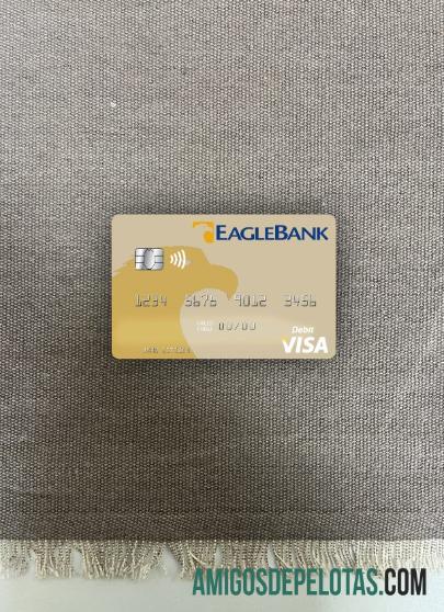 Cartão de débito Visa Nauru Eagle Bank Inc Photolook Front baixar para verificação